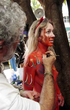 Body Painting 2009 photo - Duval Street, Key West